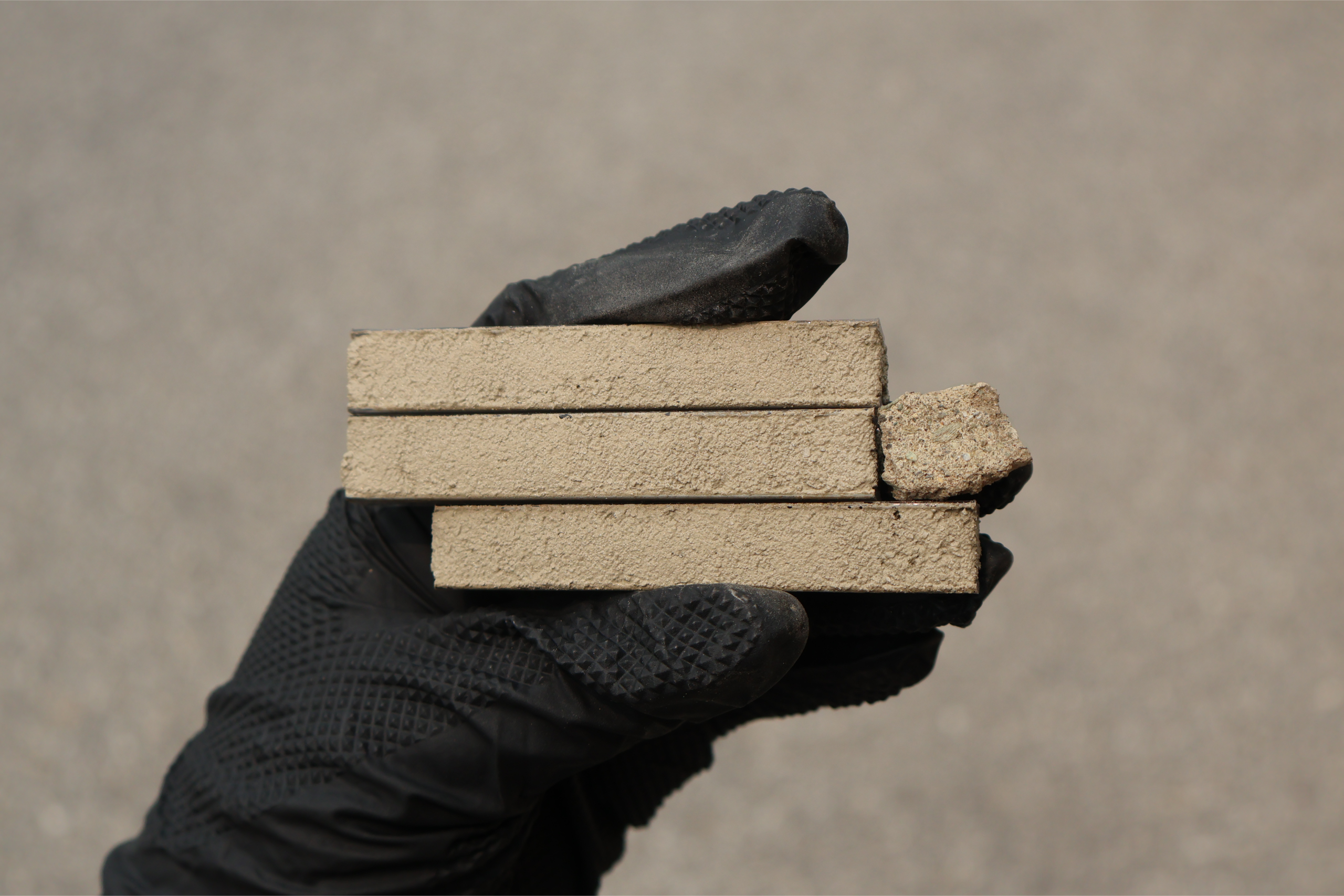 Mortar Color Matching Services - Package Pavement Mortar color matching samples for architectural use