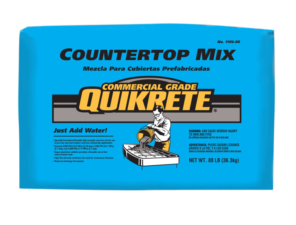 Bag of Quikrete Countertop Mix