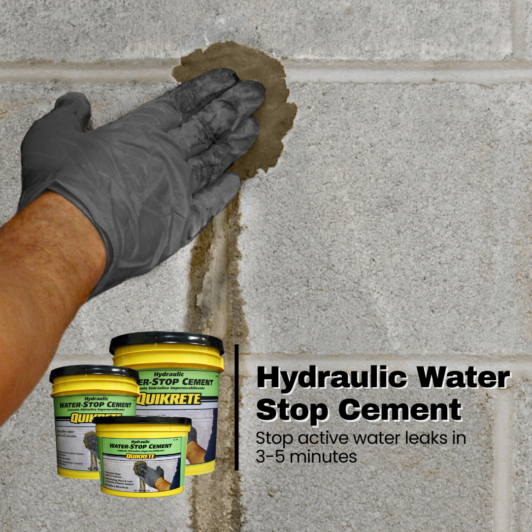 Quikrete Hydraulic Water Stop Cement Image