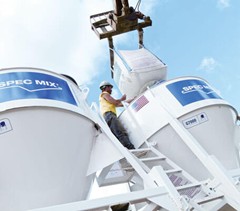Image of two spec mix silos